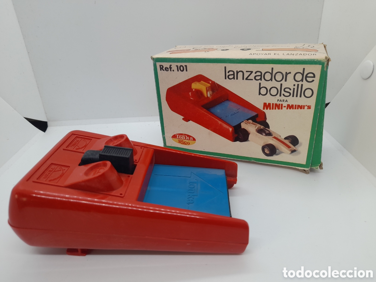 Juguetes antiguos Rico: ANTIGUO LANZADOR DE BOLSILLO PARA COCHES MINIS. TONKA RICO.REF. 101.