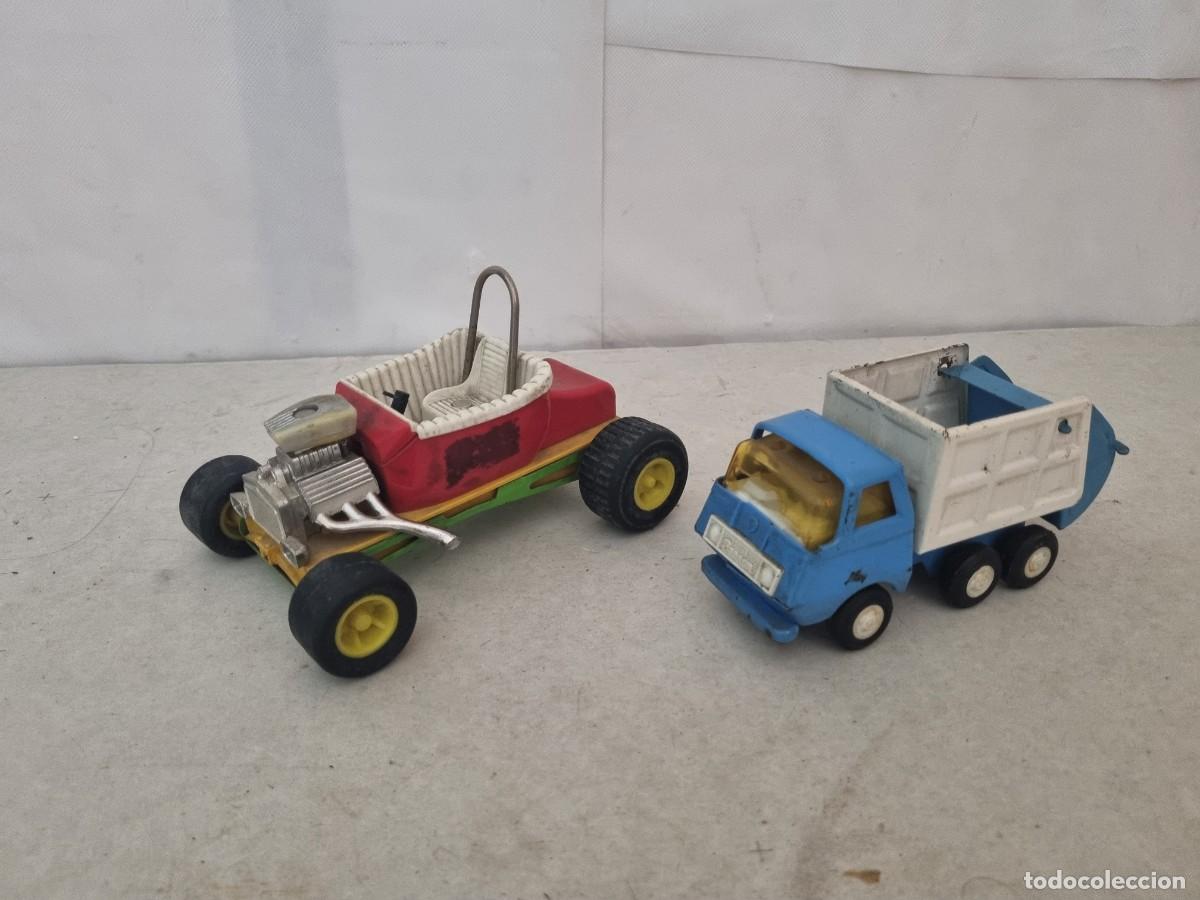 Juguetes antiguos Rico: Lote de 2 veh&iacute;culos Rico Jaimito y Rico Sanson