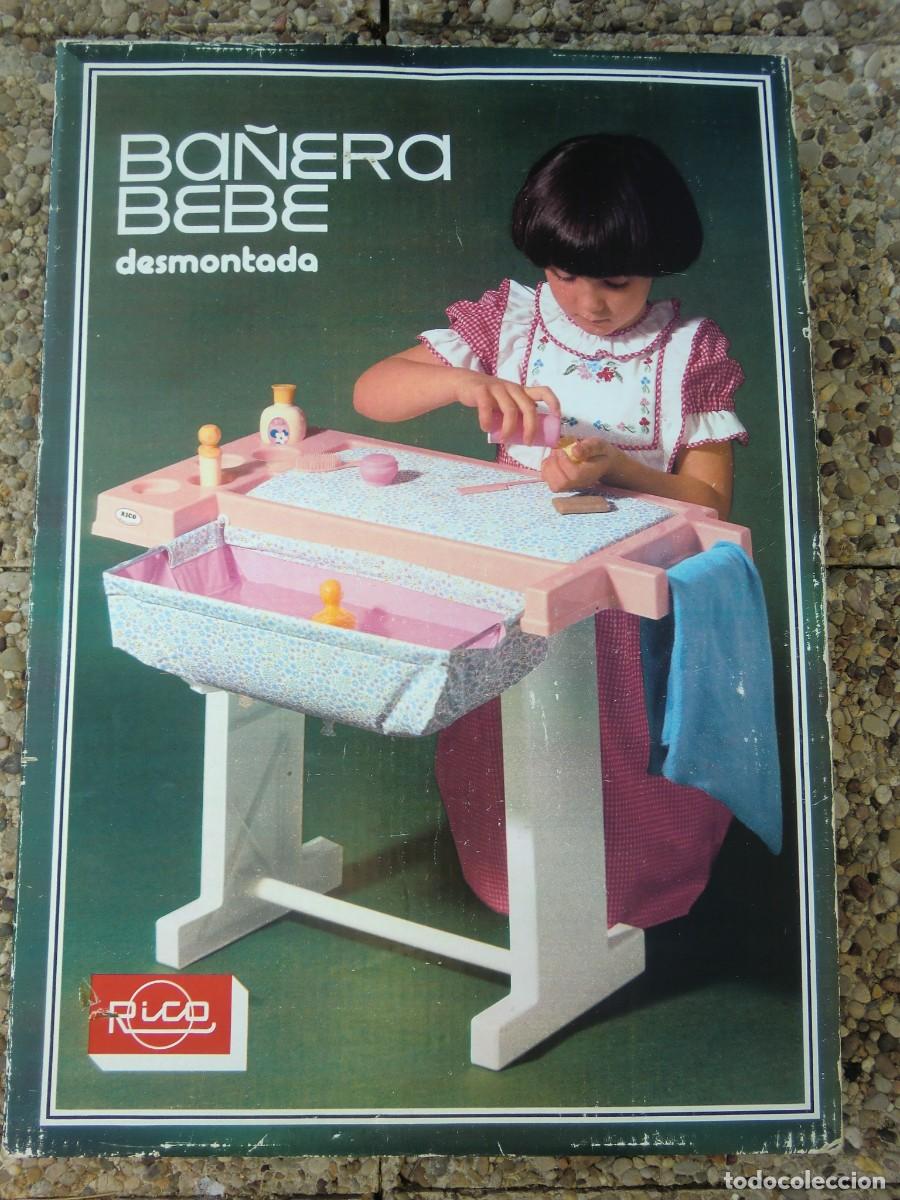 Juguetes antiguos Rico: Caja vac&iacute;a BA&Ntilde;ERA BEB&Eacute; DESMONTADA de RICO