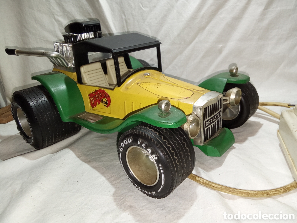 Altes Spielzeug Rico: COCHE TELEDIRIGIDO DRAGSTER DE RICO