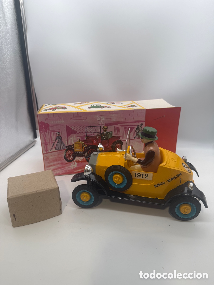 Altes Spielzeug Rico: COCHE AMARILLO TOMASIN RICO- MADRID BENIDORM