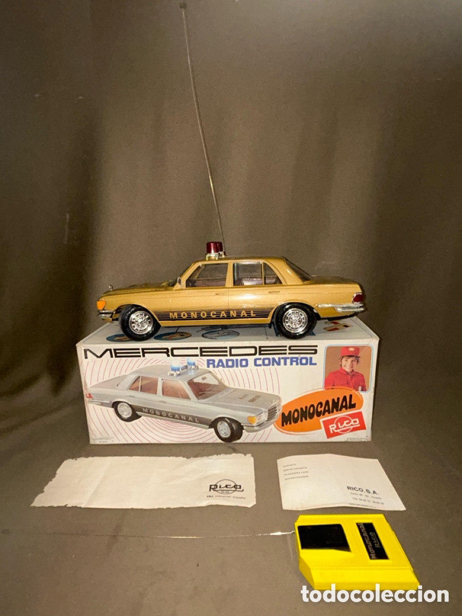 Juguetes antiguos Rico: RICO, MERCEDES POLIC&Iacute;A RADIO CONTROL MONO CANAL, EN CAJA ORIGINAL CON DOCUMENTACI&Oacute;N