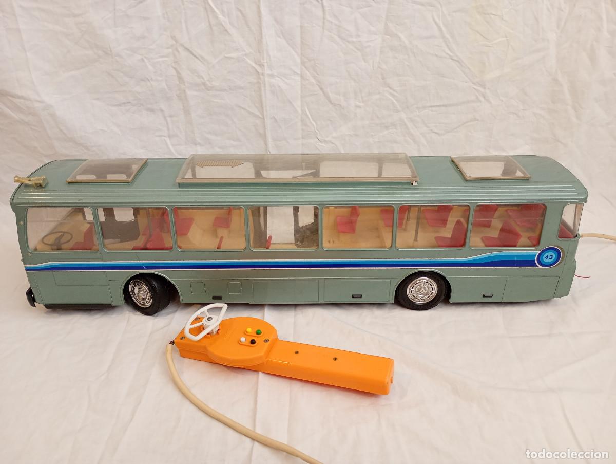 Juguetes antiguos Rico: ANTIGUO RICO BUS MERCEDES BENZ CABLEDIRIGIDO