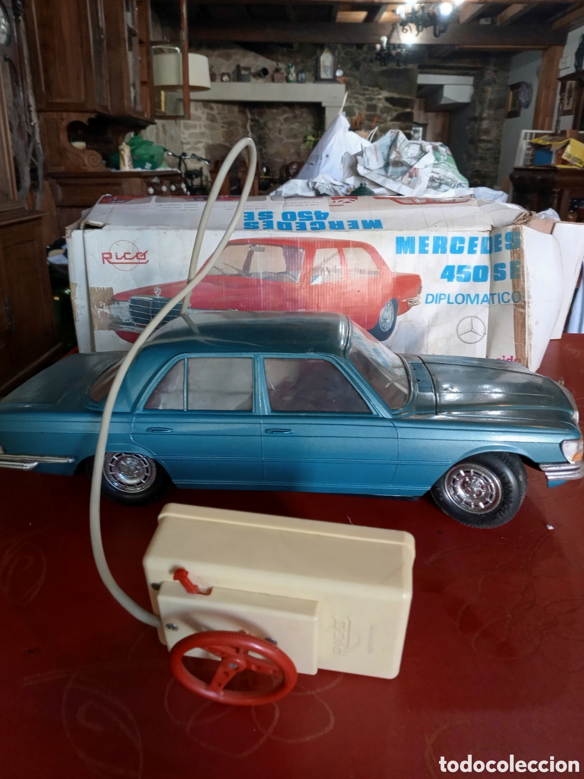 Juguetes antiguos Rico: Mercedes 450 SE diplom&aacute;tico ( Rico )