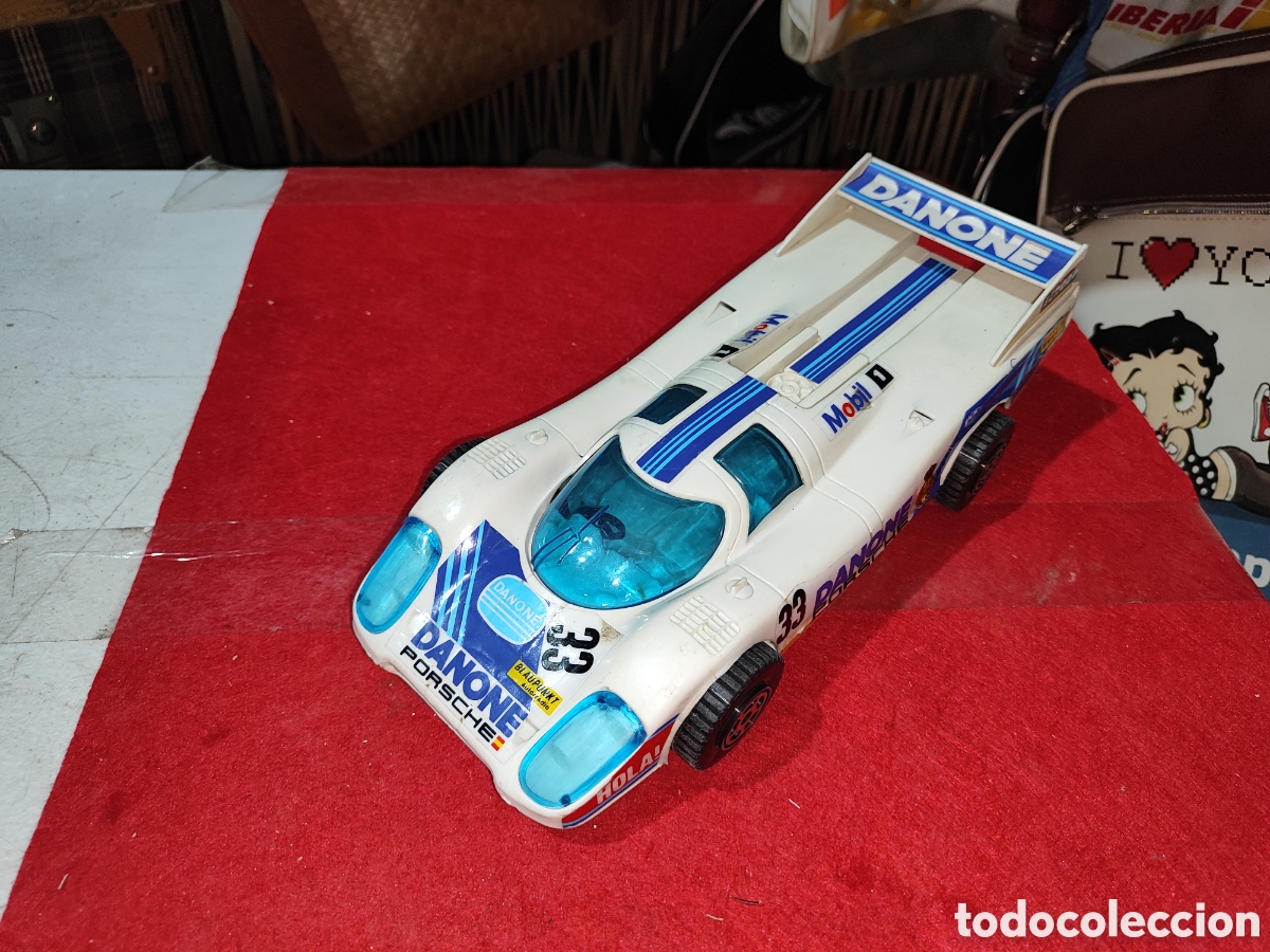 Juguetes antiguos Rico: Porsche 917 Rico publicidad Danone a fricci&oacute;n leer descripci&oacute;n