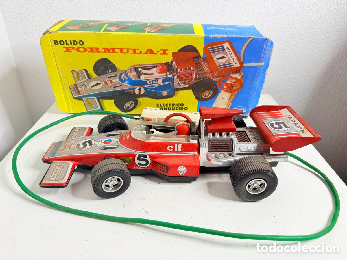 Juguetes antiguos Rico: Bolido Coche de F&oacute;rmula 1 Jarama Rico Spain 1970