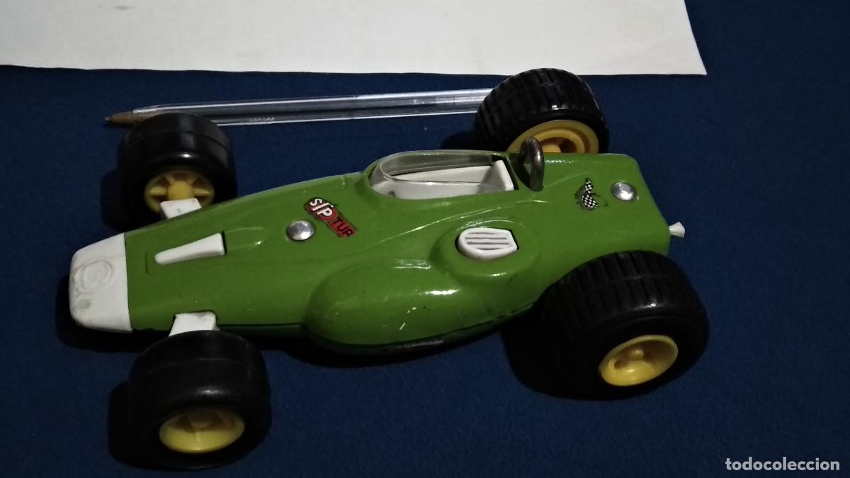 Juguetes antiguos Rico: ANTIGUO COCHE DE CARRERA DE RICO COLOR VERDE EN METAL N&ordm; 3 - VER FOTOS