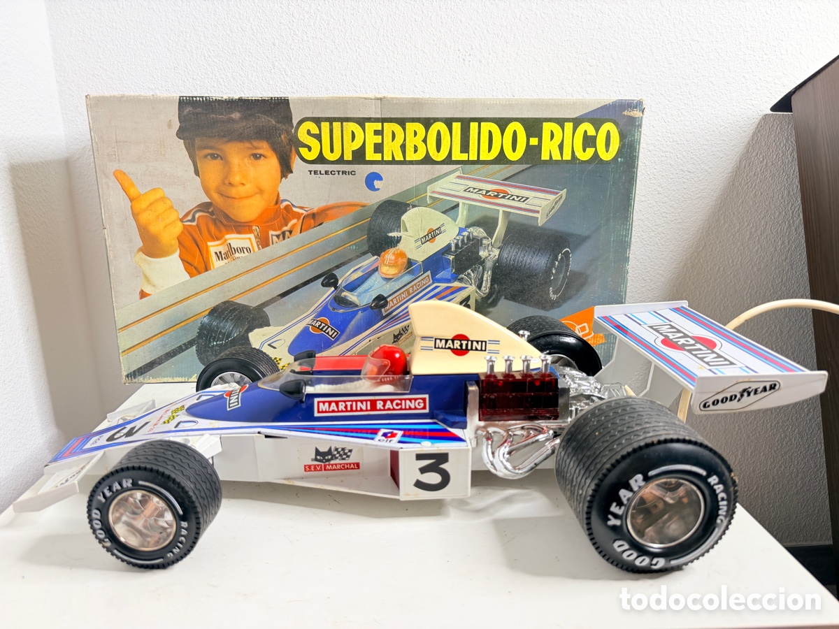 Jouets anciens Rico: Super Bolido Rico Telectric Martini Racing Ibi Spain 1980s No Probado