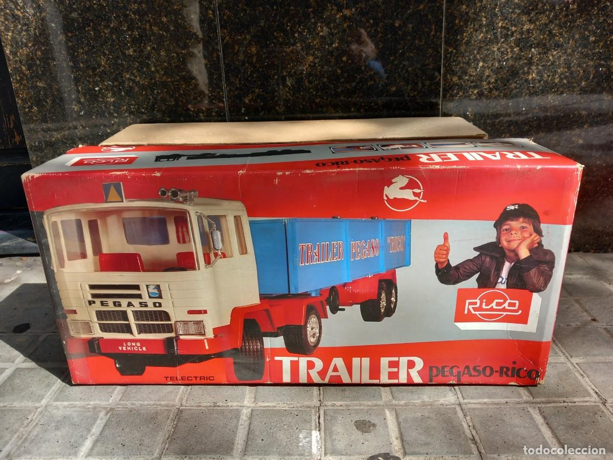 Juguetes antiguos Rico: TRAILER PEGASO DE RICO CAJA VACIA (G)