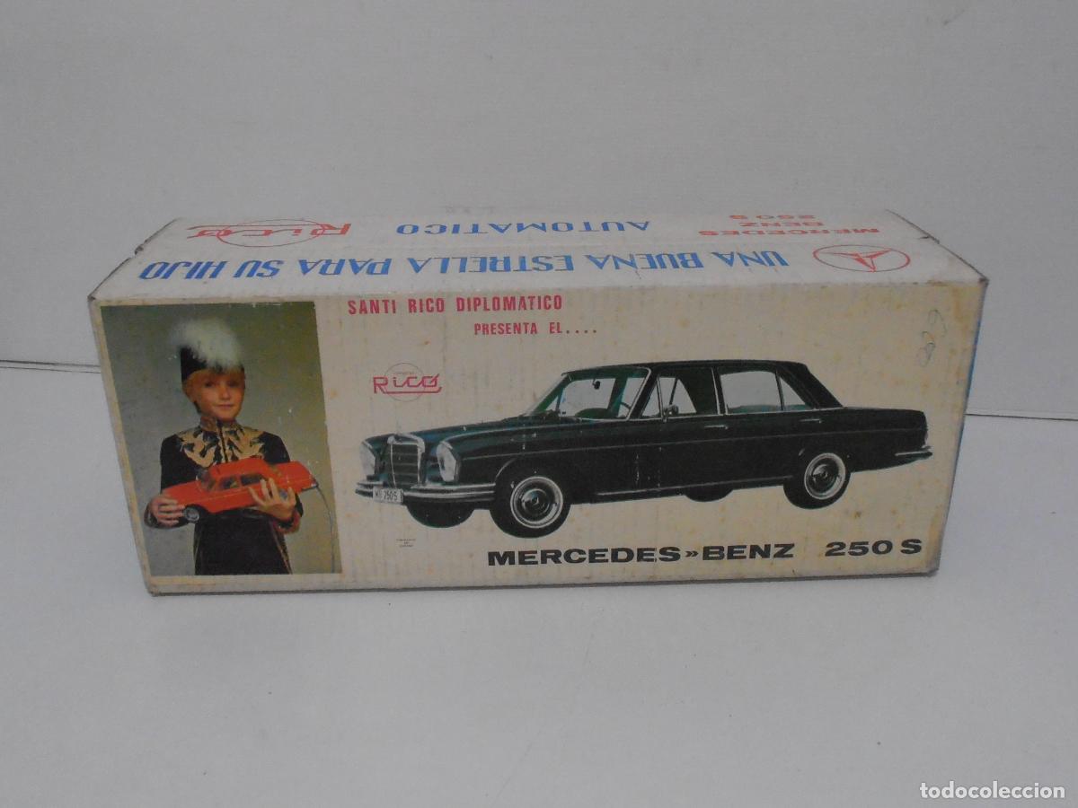 Giocattoli antichi Rico: CAJA VACIA, COCHE MERCEDES BENZ 250 S AUTOMATICO, RICO, JUGUETE N&ordm;15