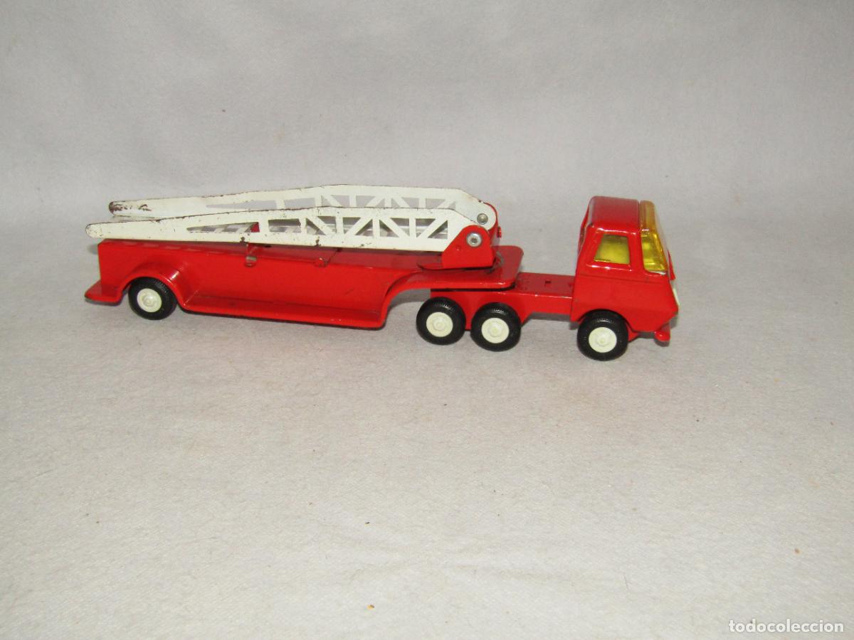 Jouets anciens Rico: Antiguo Cami&oacute;n de Bomberos en Metal Serie SANS&Oacute;N de Juguetes RICO