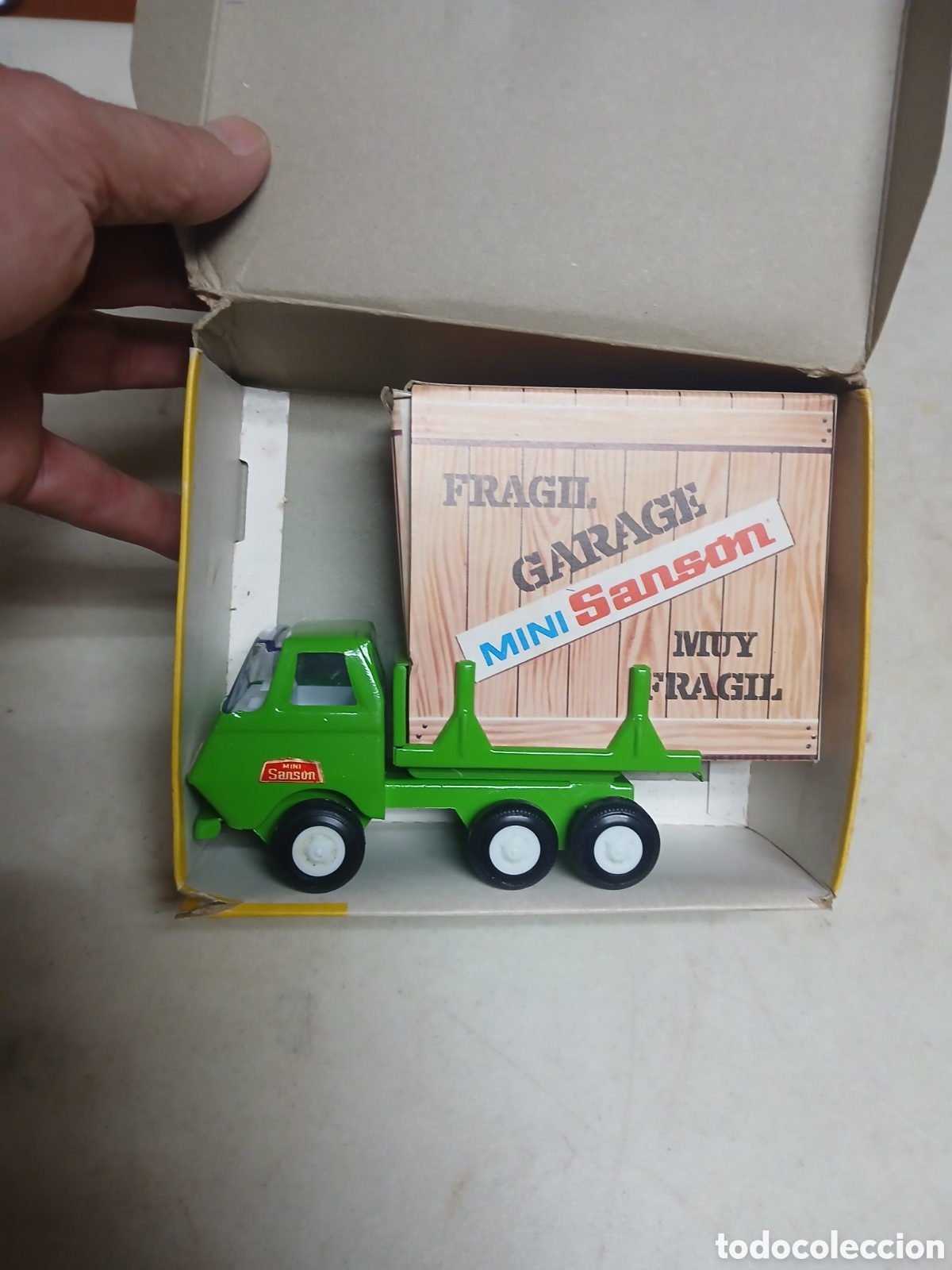 Juguetes antiguos Rico: Camion rico mini sanson con garaje ref-413 nuevo - Foto 7
