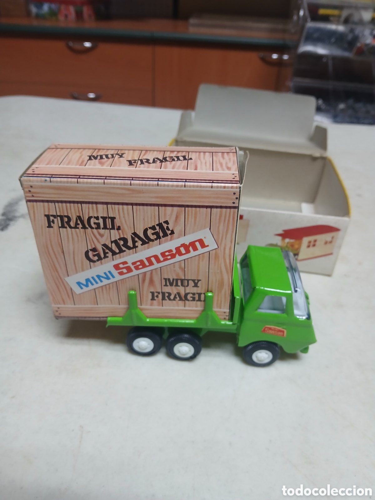 Juguetes antiguos Rico: Camion rico mini sanson con garaje ref-413 nuevo - Foto 9