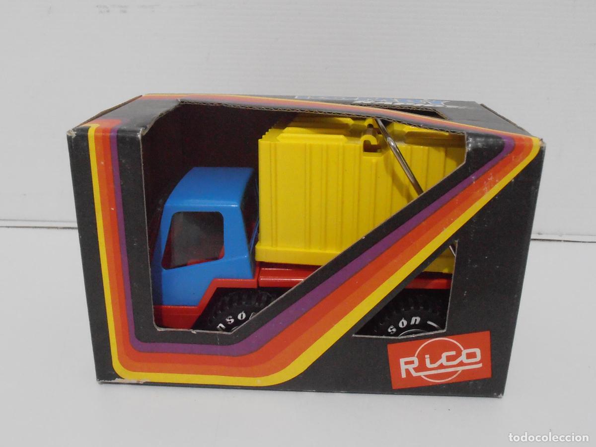 Juguetes antiguos Rico: CAMION DE LA BASURA, KOMBY RAPID RICO, REF 289, SIN ESTRENAR, MADE IN SPAIN