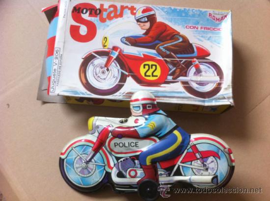 Juguetes antiguos Rom&aacute;n: MOTO ROMAN - Foto 1