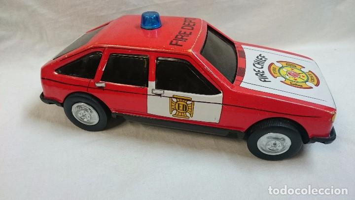 Juguetes antiguos Rom&aacute;n: COCHE BOMBEROS DE ROMAN - Foto 2