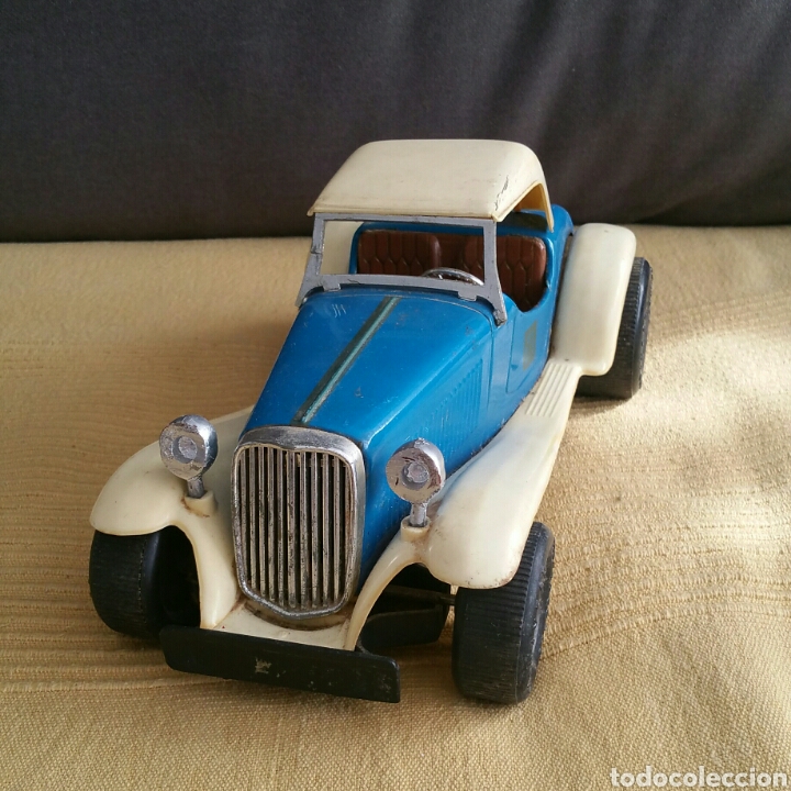 Juguetes antiguos Román: COCHE JUGUETES ROMÁN MADE IN SPAIN. Lote 135407598