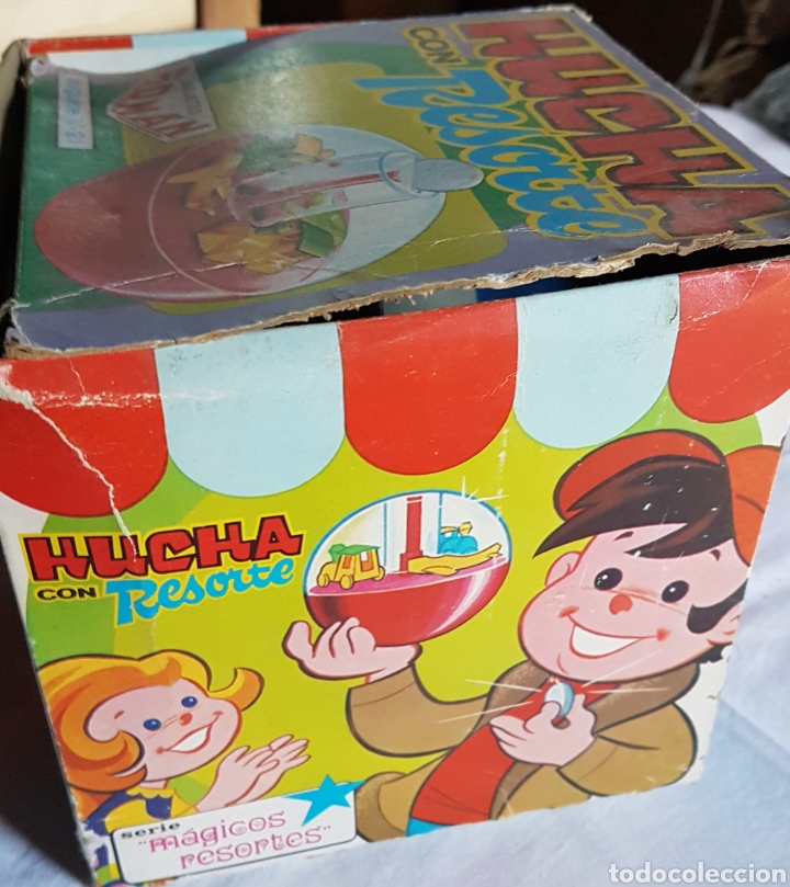 Juguetes antiguos Rom&aacute;n: Hucha resorte Roman - Foto 2