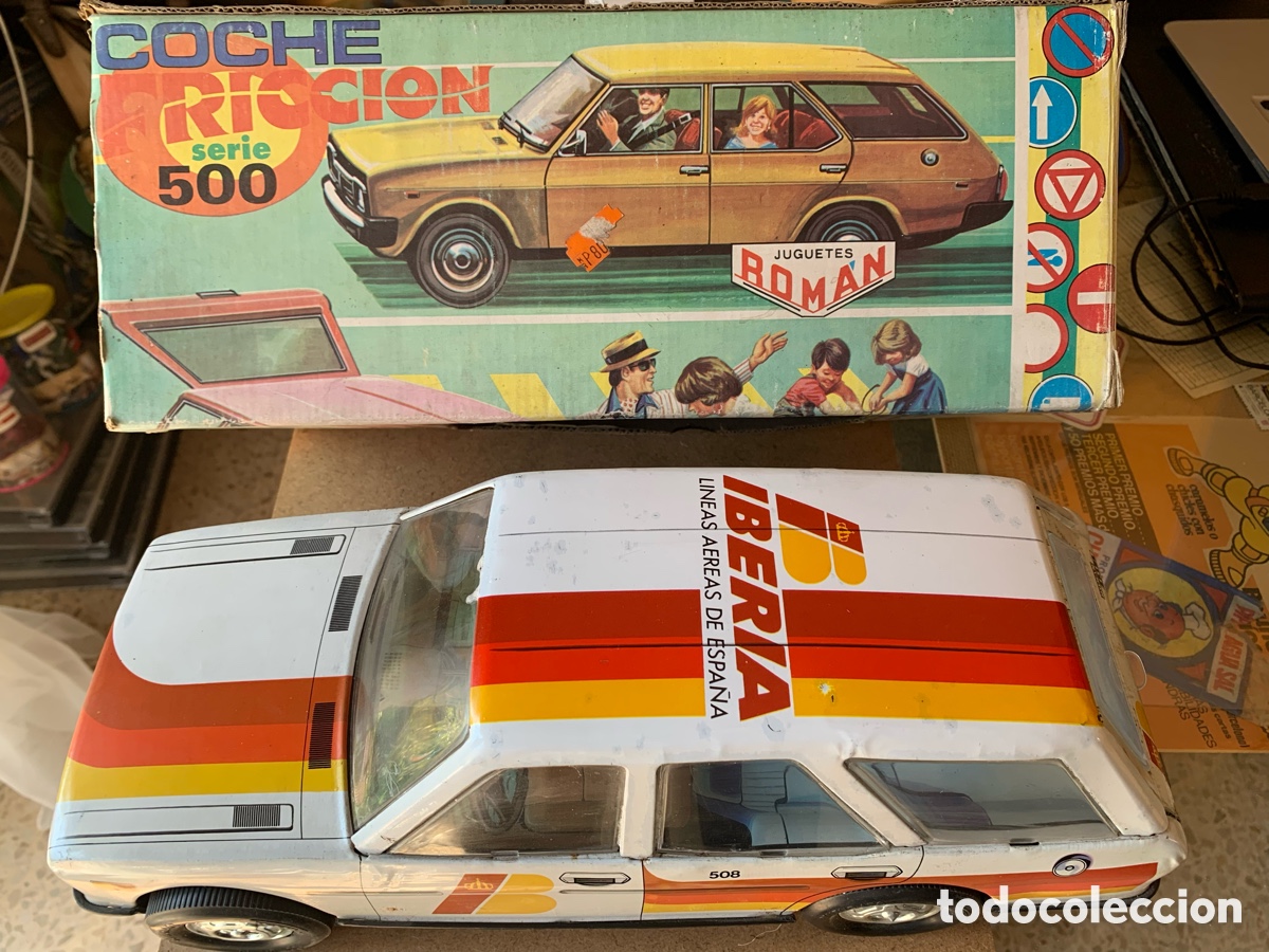 Juguetes antiguos Rom&aacute;n: SEAT 131 DE IBERIA. JUGUETES ROM&Aacute;N . A&Ntilde;OS 70.