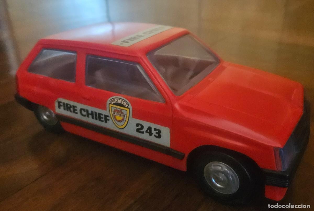 Juguetes antiguos Rom&aacute;n: ROMAN Opel Corsa coche bomberos Fire Chief 243 1:15 1/15 pl&aacute;stico fricci&oacute;n protect antifire a&ntilde;os 80