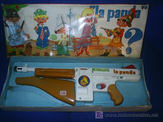 Juguetes antiguos Sanch&iacute;s: LA METRALLETA DE LA PANDA DE SANCHIS - Foto 1
