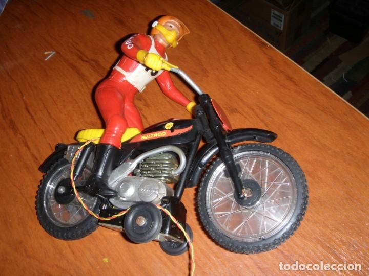 Juguetes antiguos Sanch&iacute;s: MOTO BULTACO SANCHIS FUNCIONANDO - Foto 8