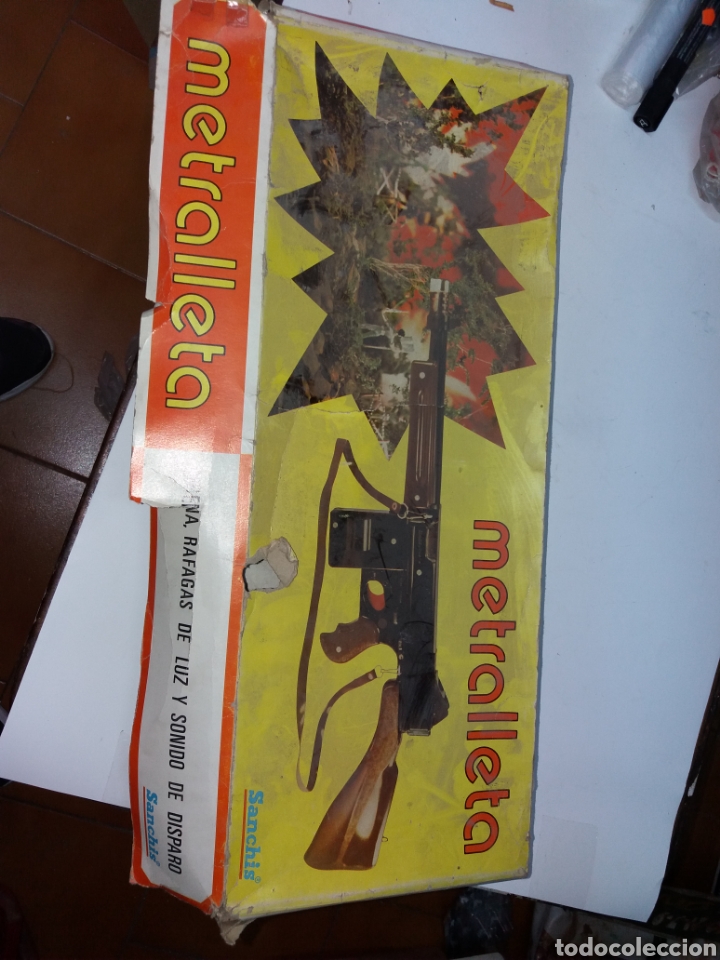 Juguetes antiguos Sanch&iacute;s: Metralleta sanchis - Foto 1