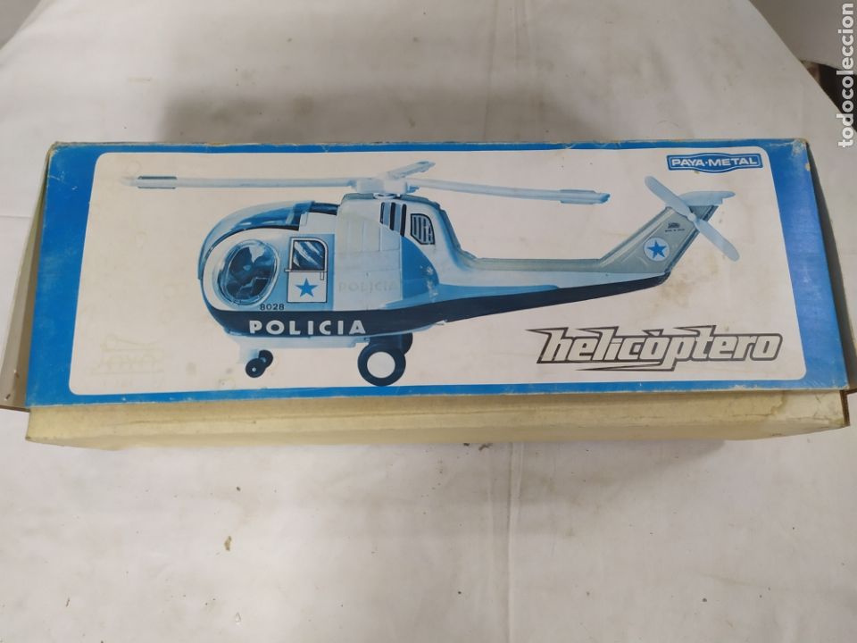 Jouets anciens Sanch&iacute;s: Helic&oacute;ptero de metal de Sanch&iacute;s