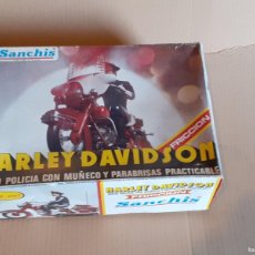 Juguetes antiguos Sanchís: MOTO HARLEY DAVIDSON FRICCION SANCHIS