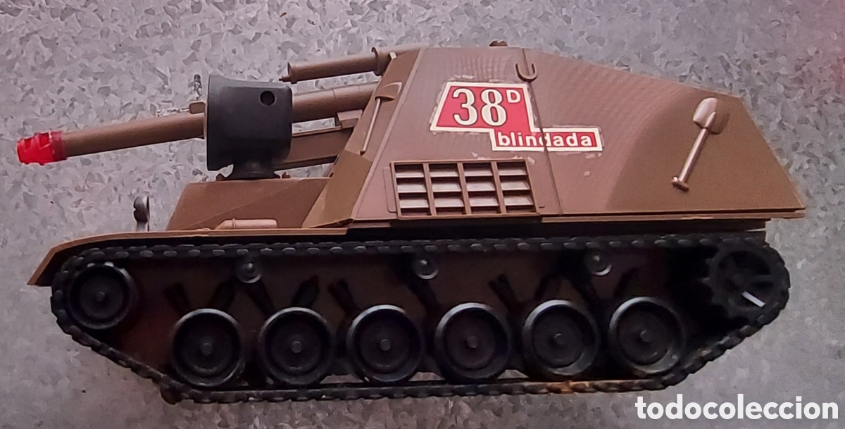 Juguetes antiguos Sanch&iacute;s: Tanque Hummel 417, 38&deg; Blindada - Foto 2