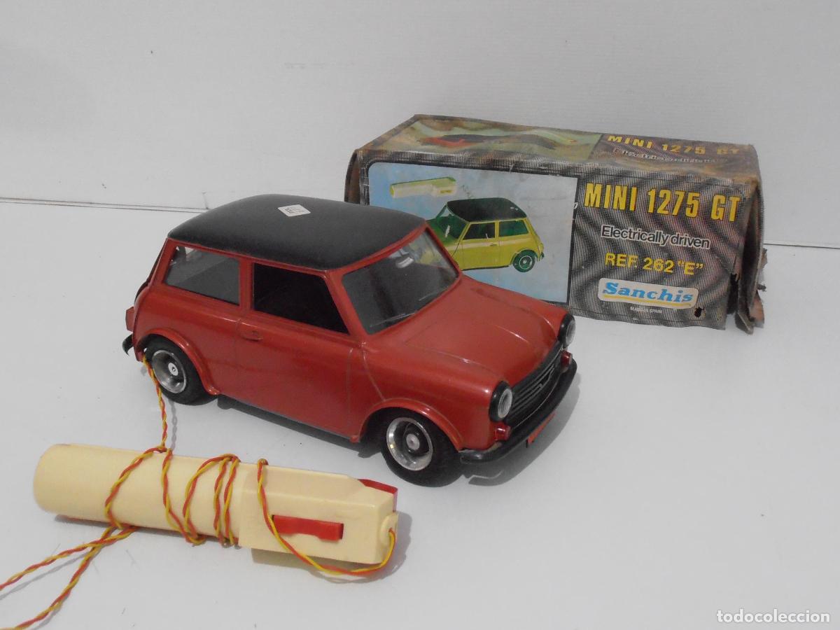 Jouets anciens Sanch&iacute;s: COCHE MINI 1275 GT SANCHIS ELECTRICO DIRIGIDO REF 262 E, CAJA ORIGINAL, MADE IN SPAIN
