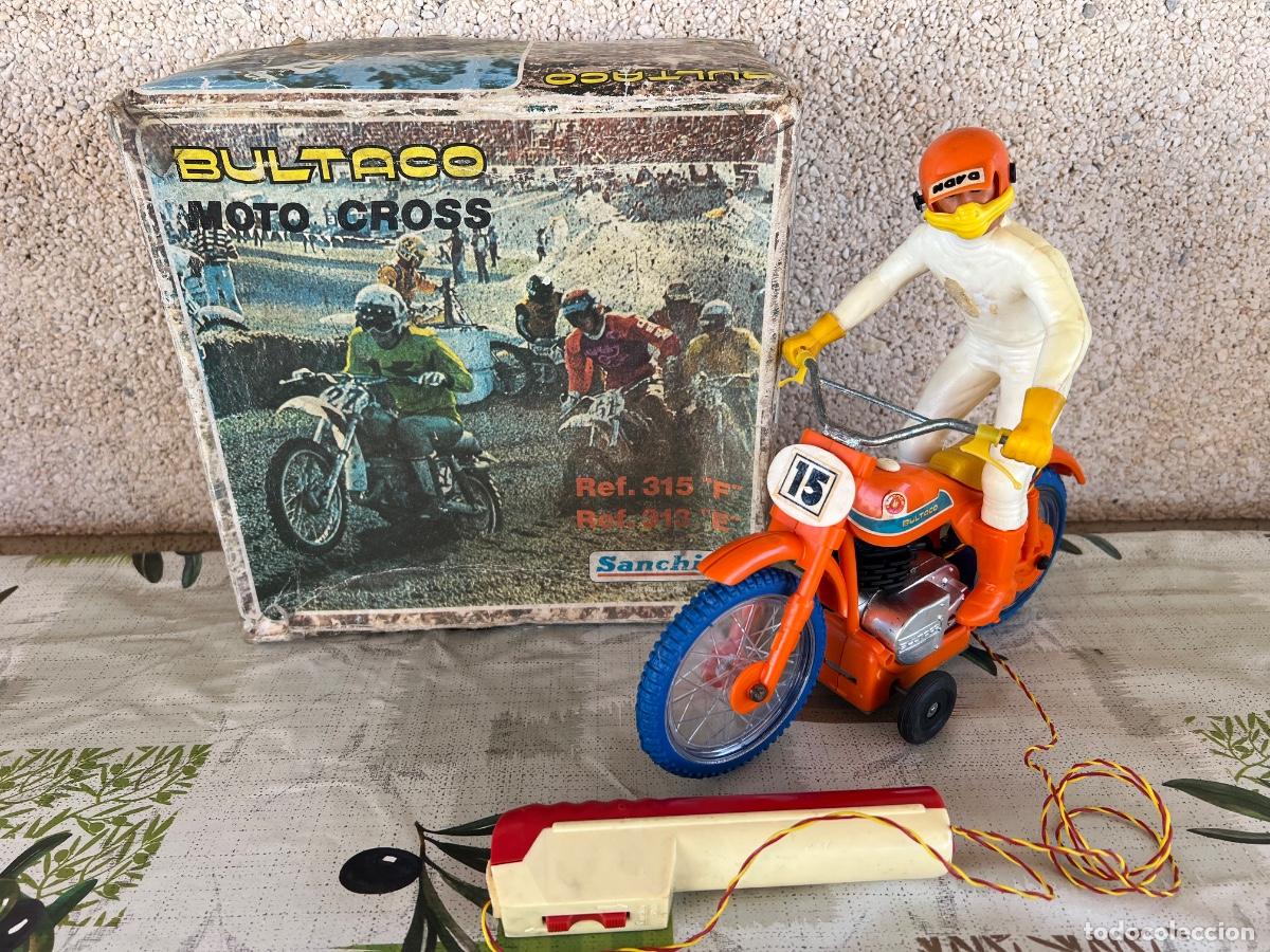 Brinquedos antigos Sanch&iacute;s: MOTO BULTACO SANCHIS ELECTRICA RFA 313-E
