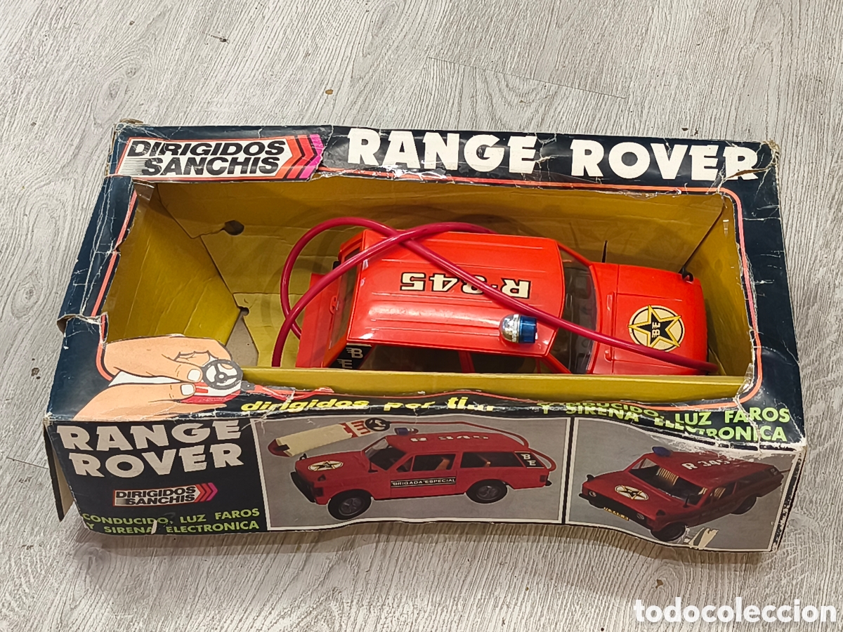 Juguetes antiguos Sanch&iacute;s: Range Rover sanchis, funciona