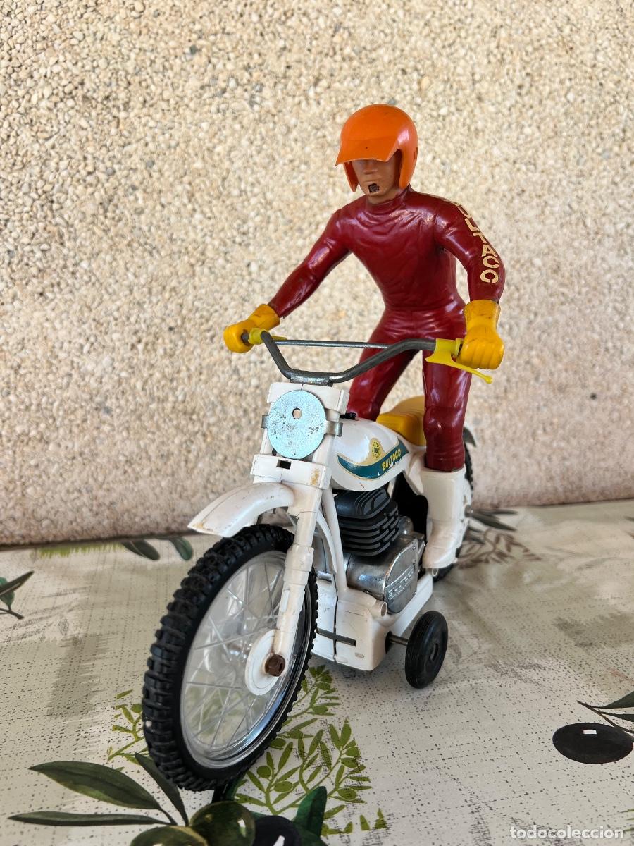 Brinquedos antigos Sanch&iacute;s: MOTO BULTACO SANCHIS FRICCION
