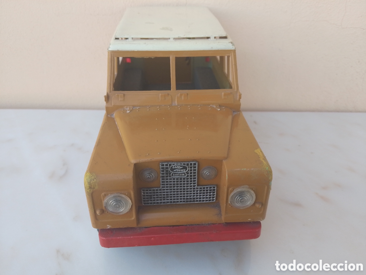 Juguetes antiguos Sanch&iacute;s: Land Rover Sanchis Marron