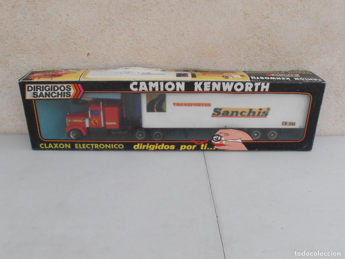 Juguetes antiguos Sanch&iacute;s: CAMION KENWORTH, DIRIGIDOS SANCHIS, CLAXON ELECTRONICO, NUEVO A ESTRENAR, ANTIGUA JUGUETERIA