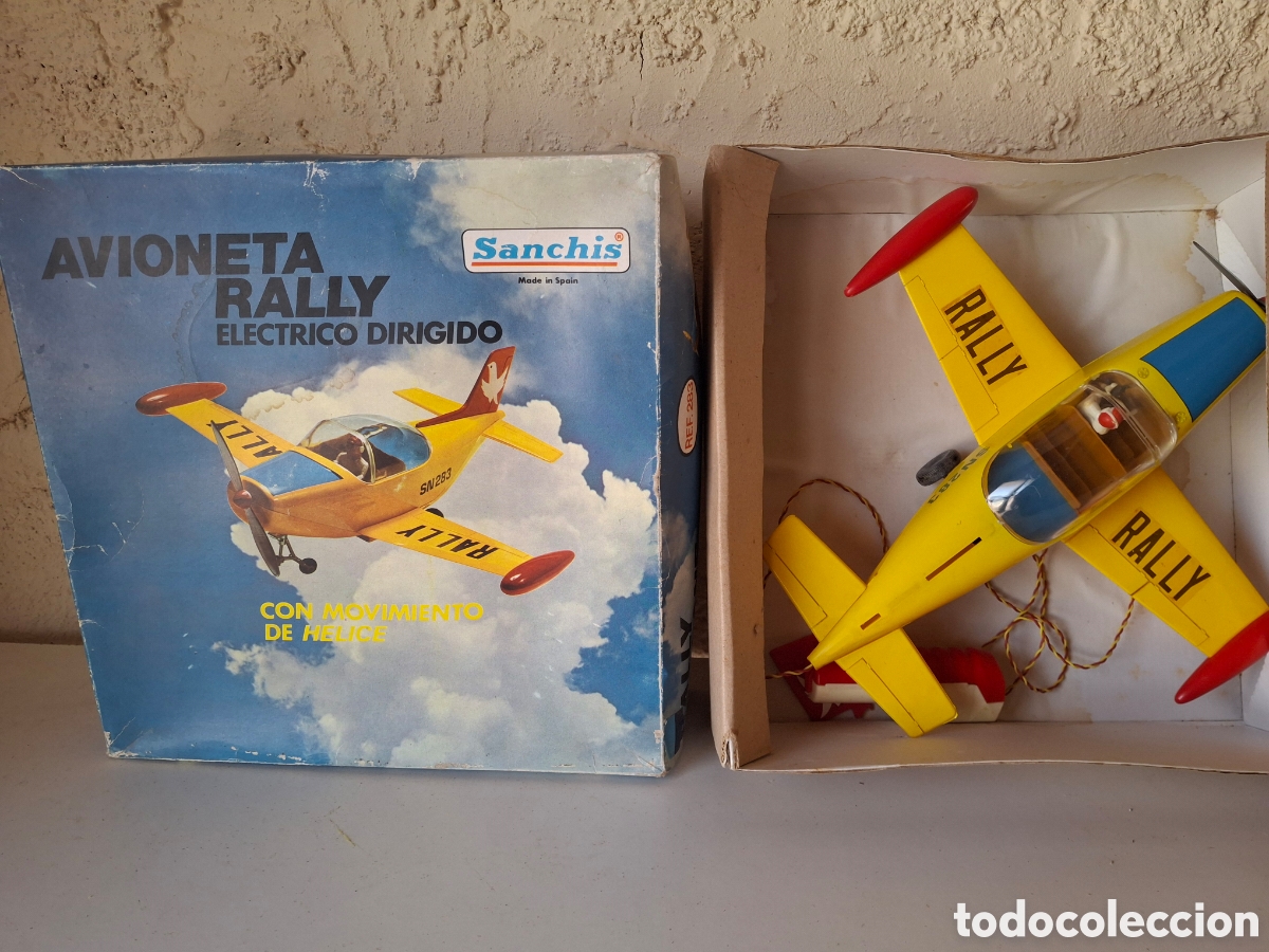 Jouets anciens Sanch&iacute;s: AVIONETA RALLY ELECTRICO DIRIGIDO