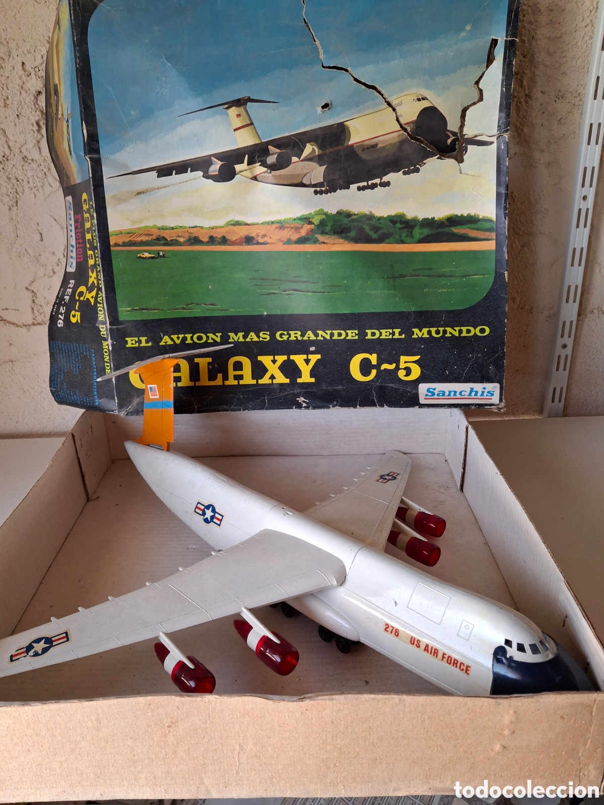 Jouets anciens Sanch&iacute;s: EL AVION M&Aacute;S GRANDE DEL NMUNDO. GALAXY C-5 DE SANCHIS