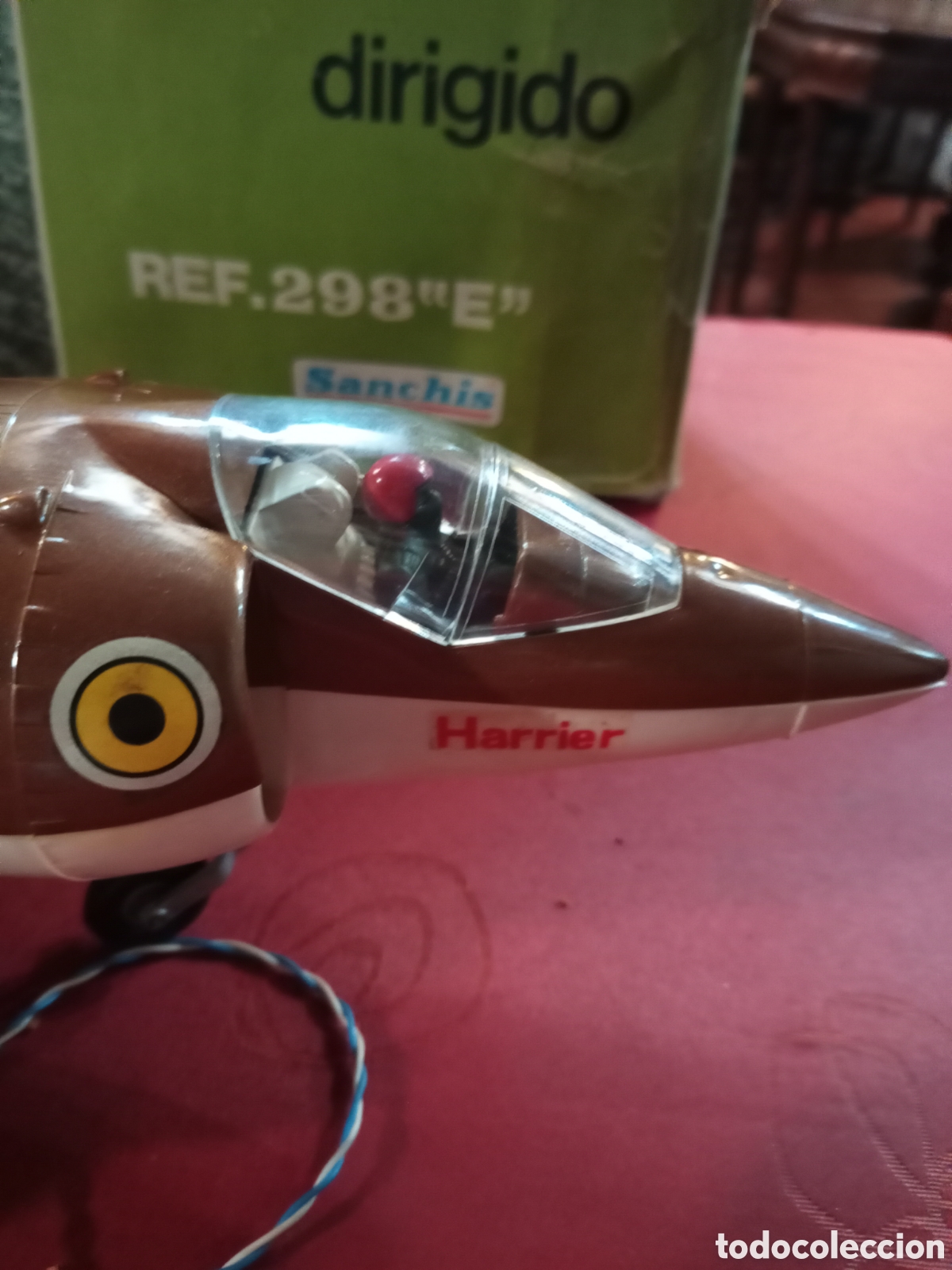 Juguetes antiguos Sanch&iacute;s: Avi&oacute;n Harrier referencia 298 &rdquo;E &rdquo; Sanch&iacute;s - Foto 3