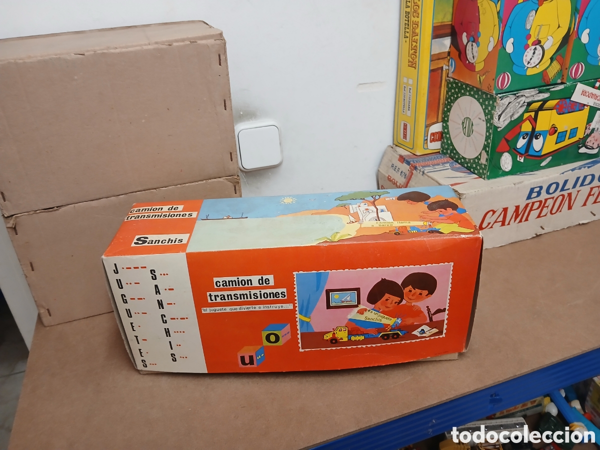 Juguetes antiguos Sanch&iacute;s: Camion sanchis de Transmisiones ref-220 nuevo