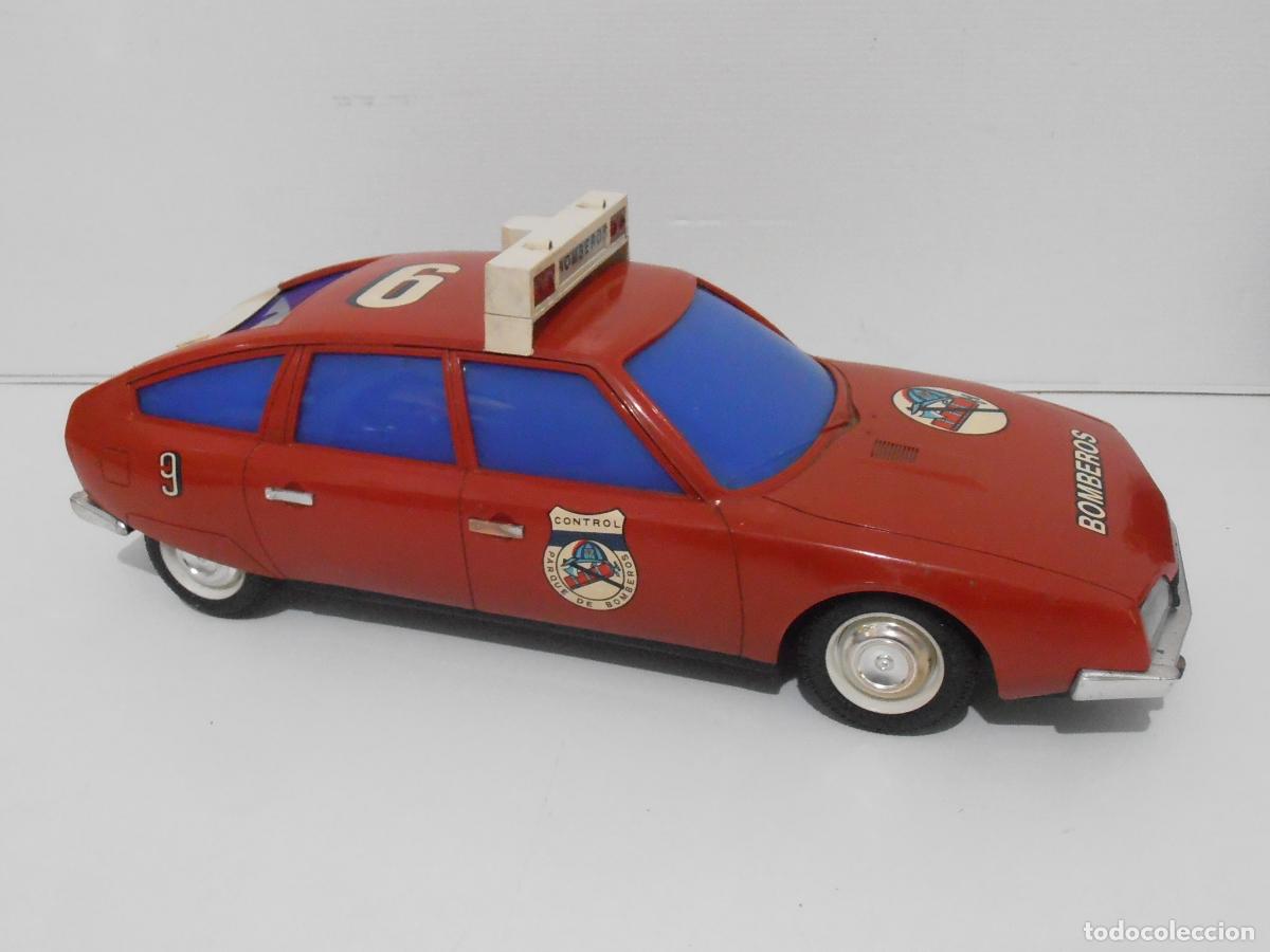 Altes Spielzeug Sanch&iacute;s: COCHE CITROEN CX, BOMBEROS, CONTROL PARQUE DE BOMBEROS, SANCHIS, ESPA&Ntilde;A, TODO ORIGINAL