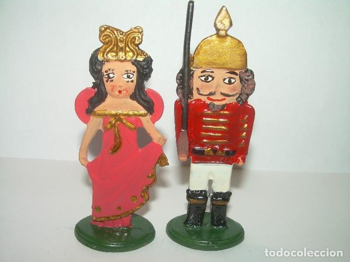 Juguetes antiguos: DOS FIGURAS DE PLOMO. - Foto 1