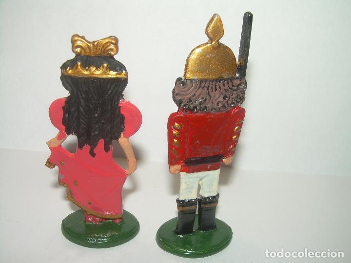 Juguetes antiguos: DOS FIGURAS DE PLOMO. - Foto 2
