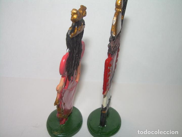 Juguetes antiguos: DOS FIGURAS DE PLOMO. - Foto 3