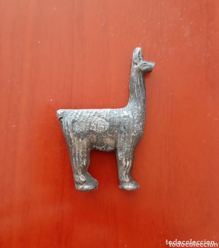 Juguetes antiguos: LLAMA DE PLOMO - Foto 2