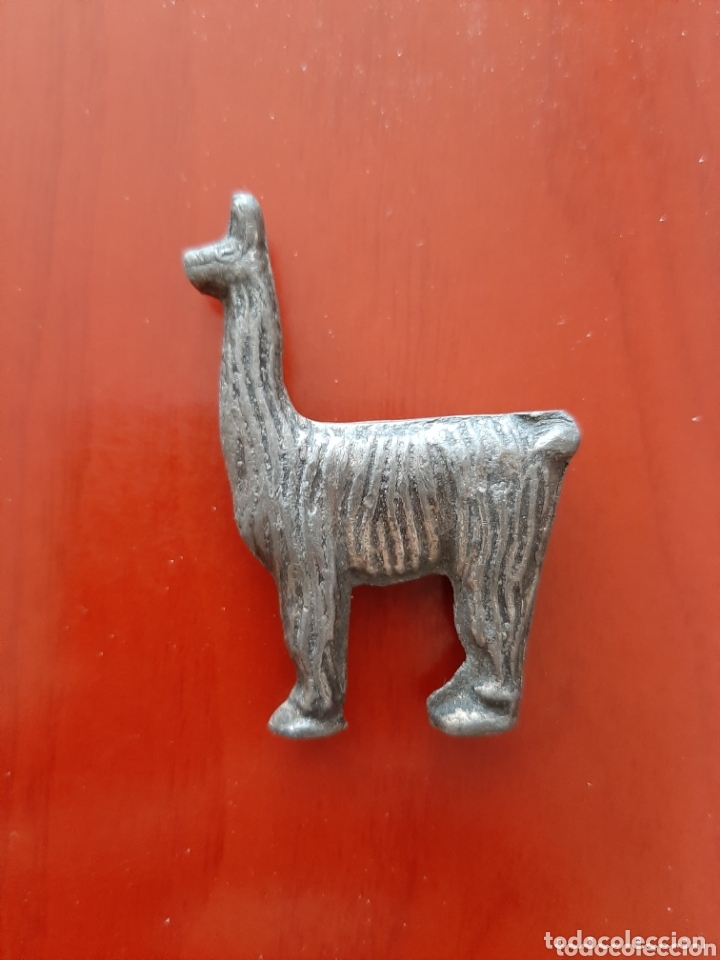 Juguetes antiguos: LLAMA DE PLOMO - Foto 1