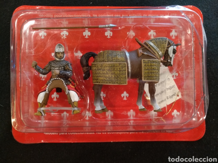 Jeux Anciens: Soldado de plomo a caballo, en caja