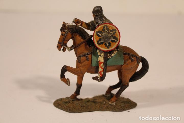 Juguetes Antiguos: del prado - soldados de caballos de plomo - lombard cavalrynian 11th. century