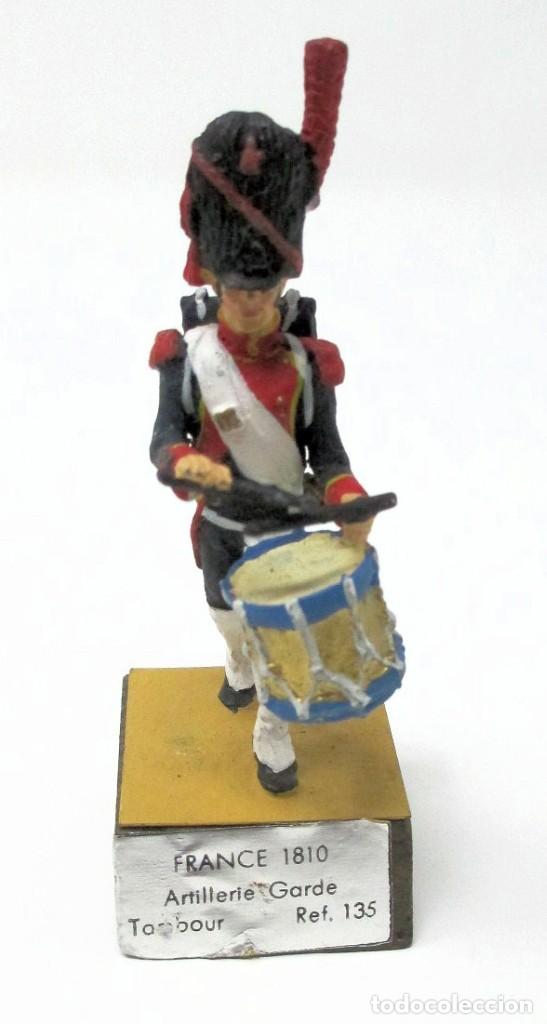 Jogos Antigos: Soldado de Plomo - France 1810 - Artillerie Garde Tambour - Ref. 135 - a&ntilde;os 60.