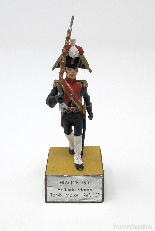 Jogos Antigos: Soldado de Plomo - France 1810 - Artillerie Garde Tamb. Major - Ref. 137. A&ntilde;os 60.